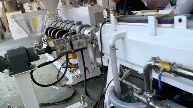 PPR Cold Hot Water Pipe Production Line Video