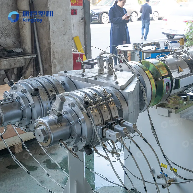 PVC Dual Pipe Extrusion Production Line