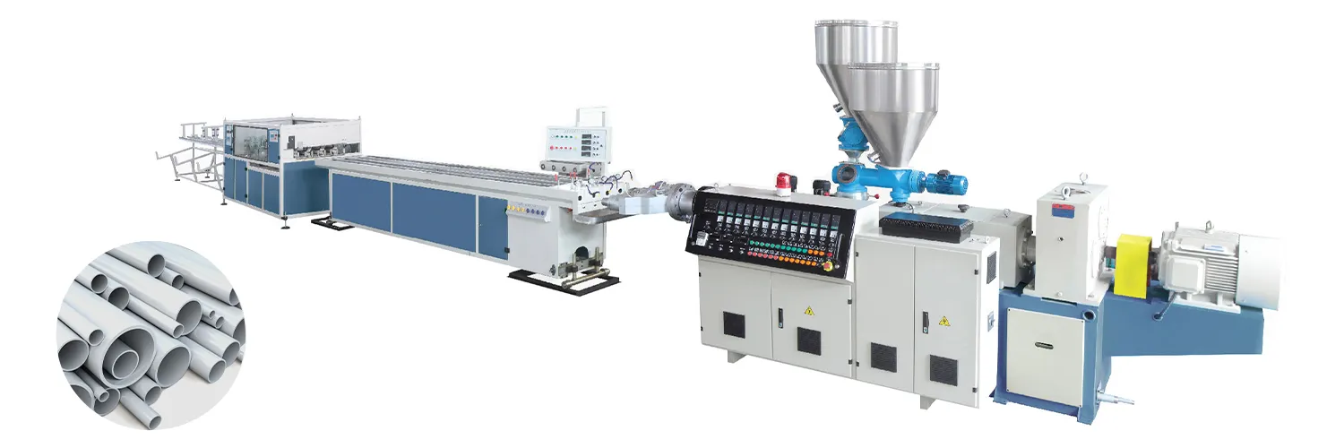 PVC Four Cavities Pipe Production Line